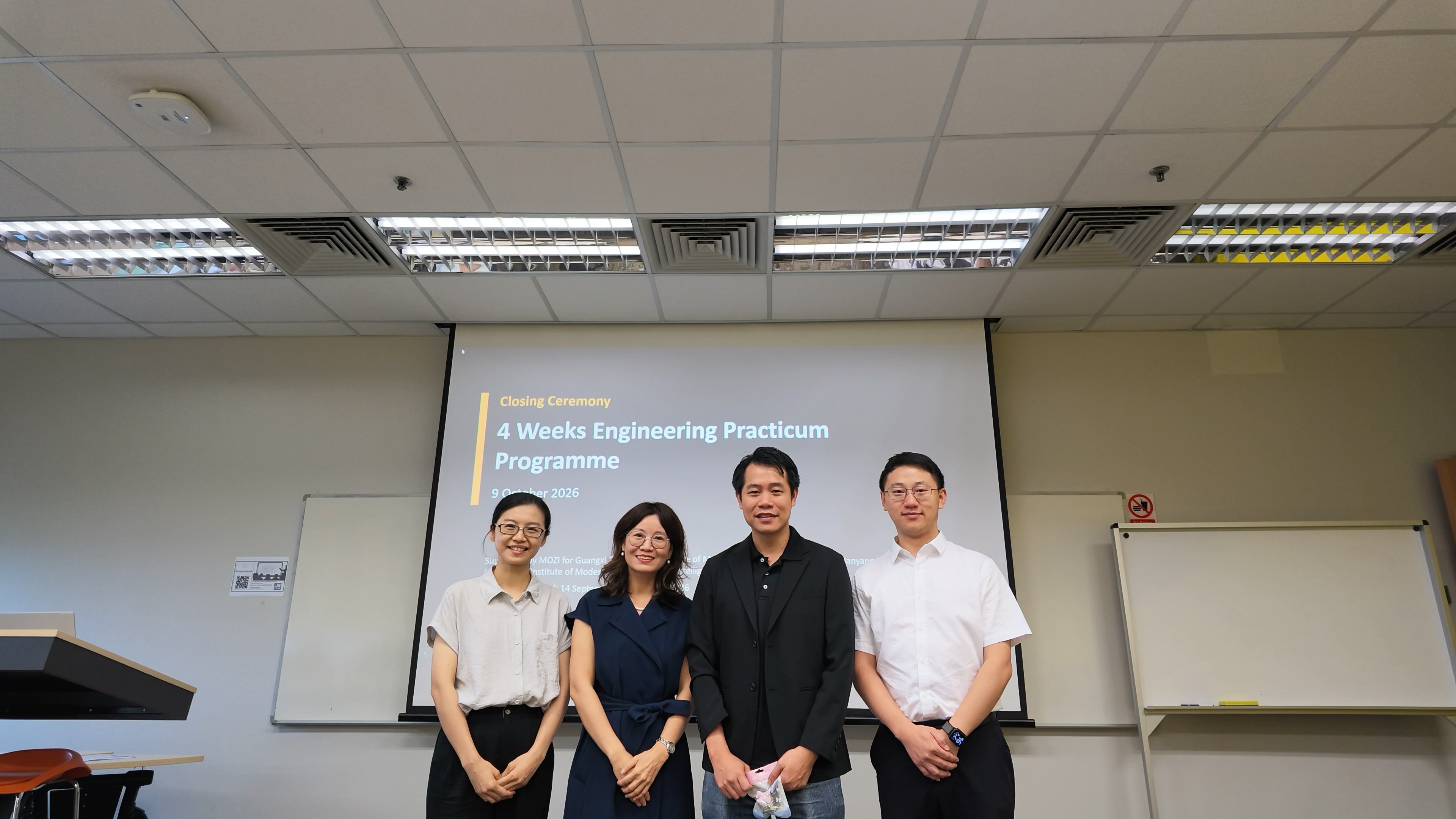 Closing ceremony of the four-week NYP practicum
